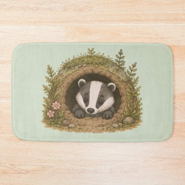 Item preview, Peekaboo Badger designed and sold by MellowMunchkins.
