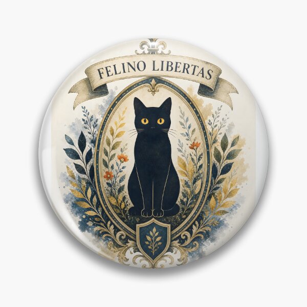 Artikelvorschau, Felino Libertas - Schwarze Katze entworfen und verkauft von PurrfectHome.