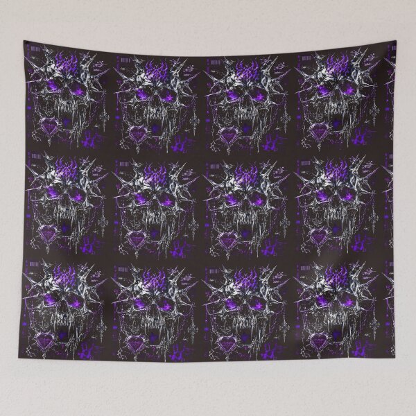Item preview, Abstract Cyberpunk Purple Tech Art designed and sold by RoyalEarthstore.
