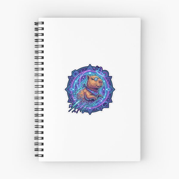 Item preview, Quantum Capybara Portal - Aesthetic Sticker & Phone Grip Design designed and sold by Design Lab Studio.