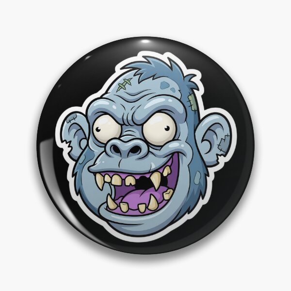 Item preview, Zombie Shark Cartoon Sticker 1 | Funny Undead Shark Face | Creepy Cute Monster Ocean Art | Horror Halloween Die Cut Sticker designed and sold by Bhaskar Digital Art.