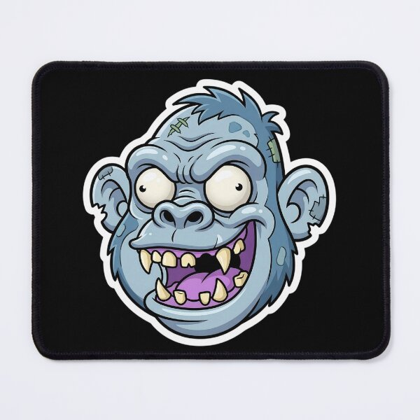 Item preview, Zombie Shark Cartoon Sticker 1 | Funny Undead Shark Face | Creepy Cute Monster Ocean Art | Horror Halloween Die Cut Sticker designed and sold by Bhaskar Digital Art.