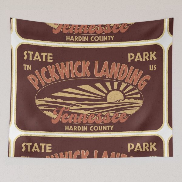 Item preview, Pickwick Landing State Park, Hardin County, Tennessee, badge design designed and sold by Wanderful-roads.