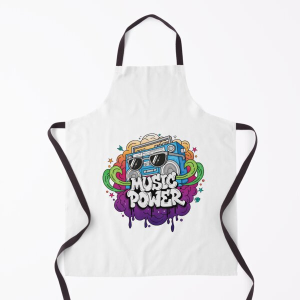 Item preview, Music Power Graffiti Letters Illustration designed and sold by LogosArts.
