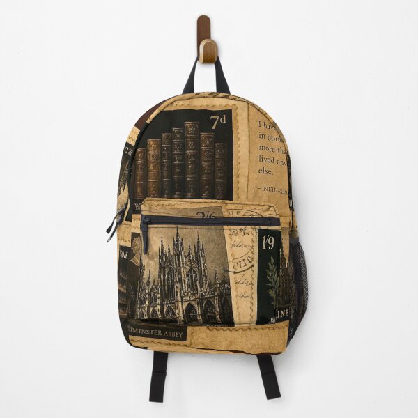 Item preview, Dark Academia Vintage British Stamps Collage | Oxford Cambridge Library Aesthetic designed and sold by lavanya11.