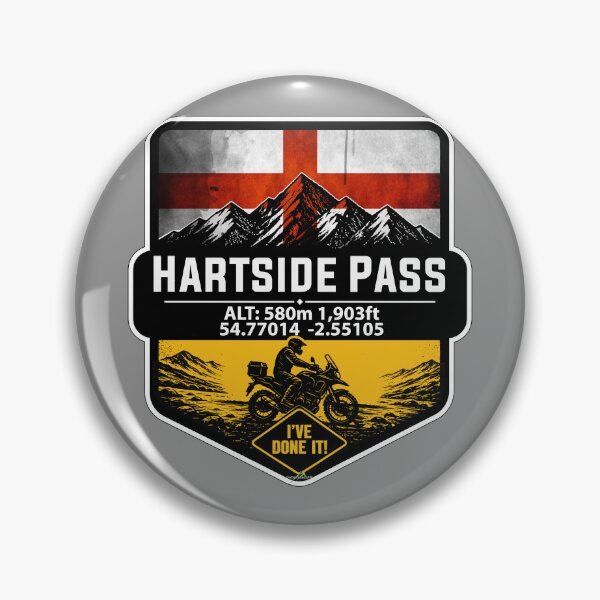 Item preview, Hartside Pass England Motorcycle I've Done It Sticker TShirt 01 designed and sold by OuterShellUK.