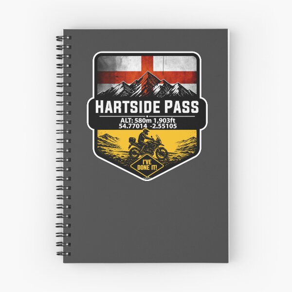 Item preview, Hartside Pass England Motorcycle I've Done It Sticker TShirt 01 designed and sold by OuterShellUK.