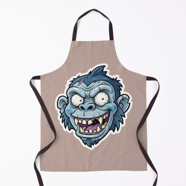 Item preview, Zombie Shark Cartoon Sticker 1 | Funny Undead Shark Face | Creepy Cute Monster Ocean Art | Horror Halloween Die Cut Sticker designed and sold by Bhaskar Digital Art.