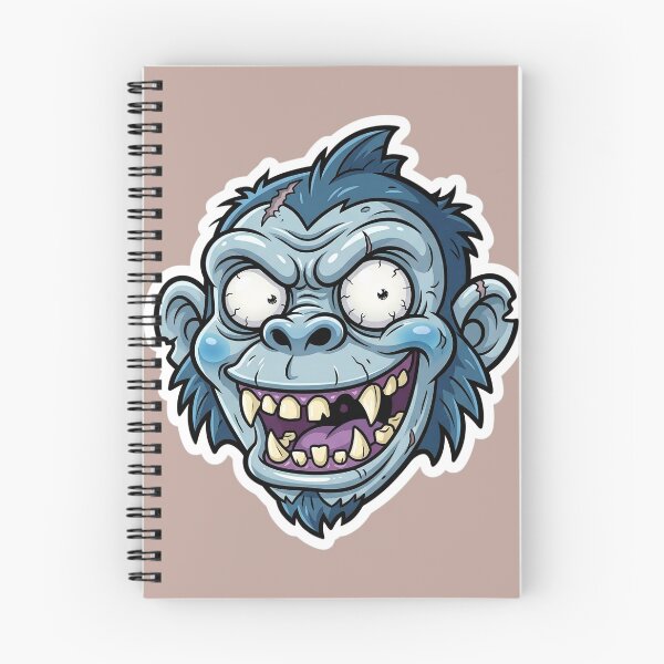 Item preview, Zombie Shark Cartoon Sticker 1 | Funny Undead Shark Face | Creepy Cute Monster Ocean Art | Horror Halloween Die Cut Sticker designed and sold by Bhaskar Digital Art.