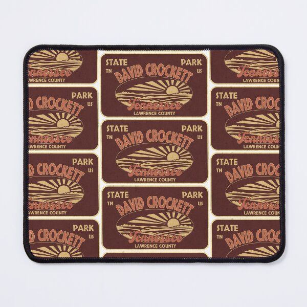 Item preview, David Crockett State Park, Lawrence County, Tennessee, badge design designed and sold by Wanderful-roads.