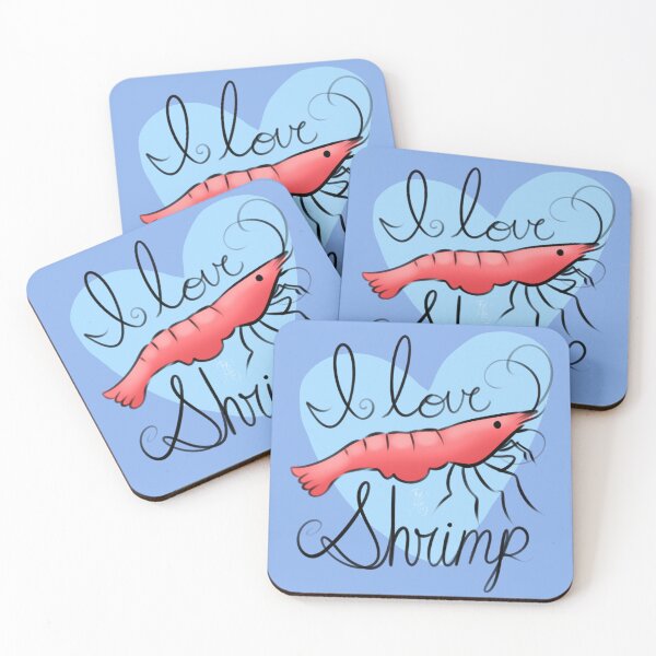 Item preview, I Love Shrimp designed and sold by AppleEdwinsThings.
