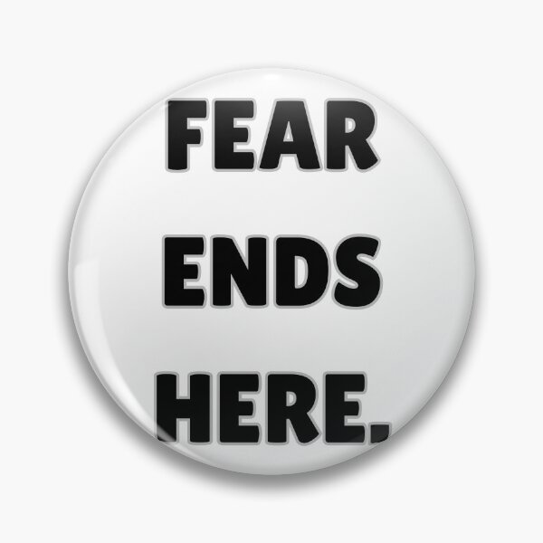 Item preview, Fear Ends Here | Motivational Quote T-Shirt | Bold Mindset Graphic Tee | Inspirational Streetwear designed and sold by UrbanEchoHub.