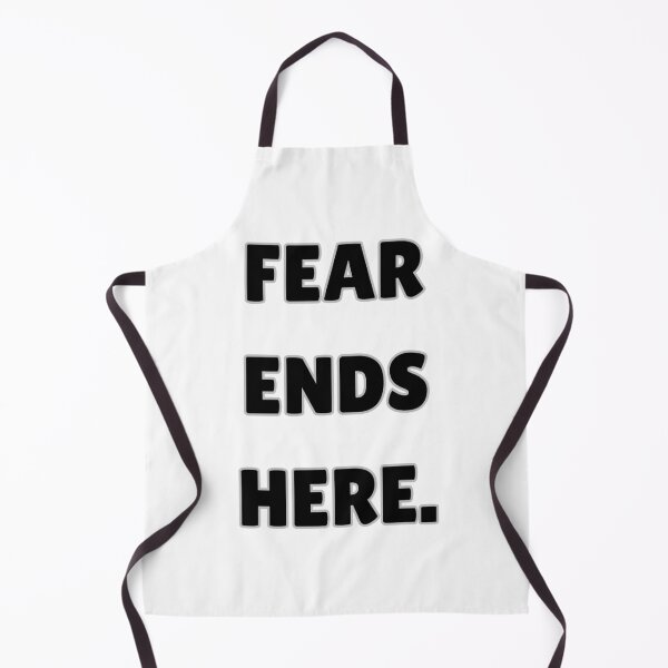 Item preview, Fear Ends Here | Motivational Quote T-Shirt | Bold Mindset Graphic Tee | Inspirational Streetwear designed and sold by UrbanEchoHub.