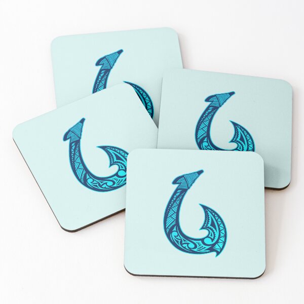 Item preview, Hei matau traditional maori  hook  BLUE designed and sold by MY NEW ZEALAND.