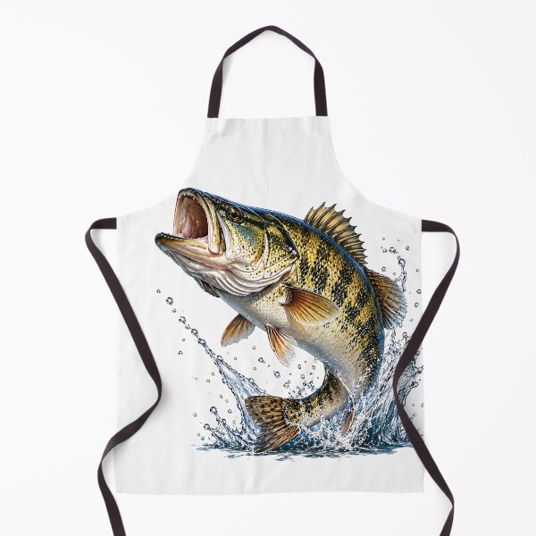 Item preview, Leaping Spotted Bass Action Art - Freshwater Angler Design designed and sold by Jaideep Walia.