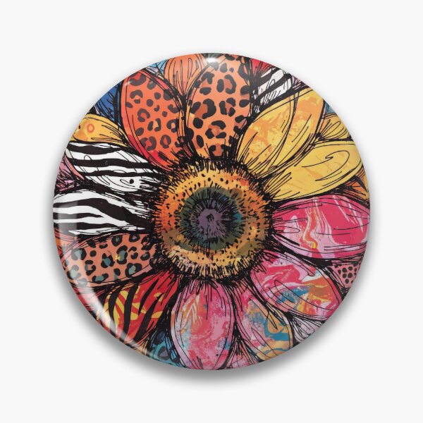 Item preview, Colorful Leopard Sunflower Art designed and sold by TnTzDesigns.