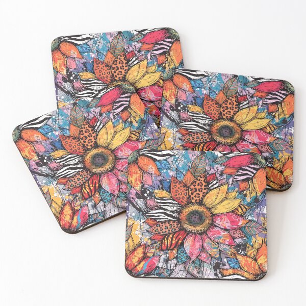 Item preview, Colorful Leopard Sunflower Art designed and sold by TnTzDesigns.