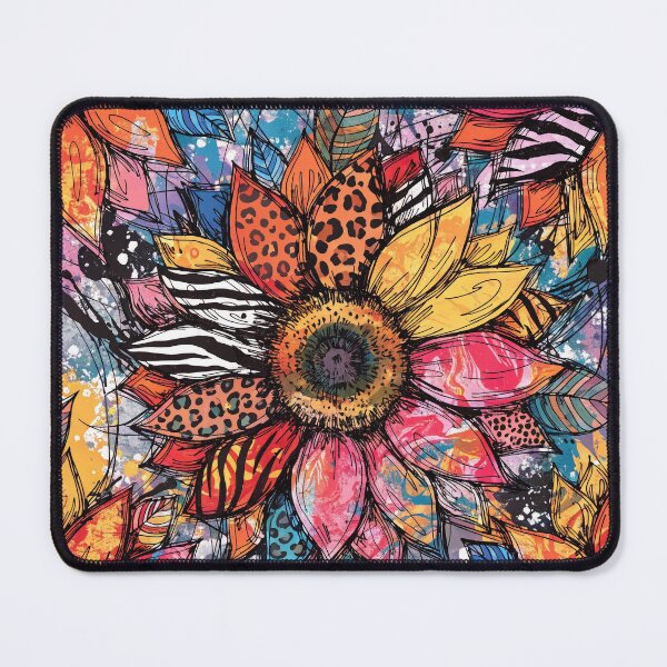 Item preview, Colorful Leopard Sunflower Art designed and sold by TnTzDesigns.