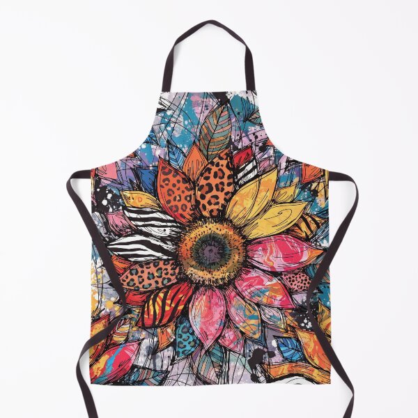 Item preview, Colorful Leopard Sunflower Art designed and sold by TnTzDesigns.