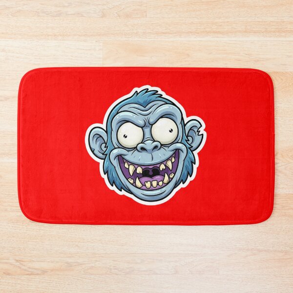 Item preview, Zombie Shark Cartoon Sticker 1 | Funny Undead Shark Face | Creepy Cute Monster Ocean Art | Horror Halloween Die Cut Sticker designed and sold by Bhaskar Digital Art.