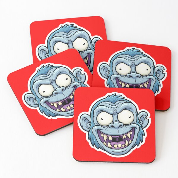 Item preview, Zombie Shark Cartoon Sticker 1 | Funny Undead Shark Face | Creepy Cute Monster Ocean Art | Horror Halloween Die Cut Sticker designed and sold by Bhaskar Digital Art.