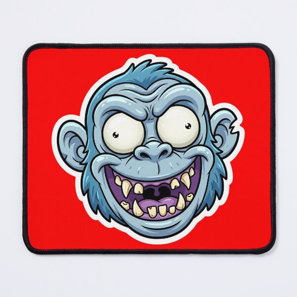 Item preview, Zombie Shark Cartoon Sticker 1 | Funny Undead Shark Face | Creepy Cute Monster Ocean Art | Horror Halloween Die Cut Sticker designed and sold by Bhaskar Digital Art.