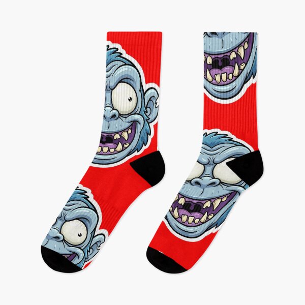 Item preview, Zombie Shark Cartoon Sticker 1 | Funny Undead Shark Face | Creepy Cute Monster Ocean Art | Horror Halloween Die Cut Sticker designed and sold by Bhaskar Digital Art.