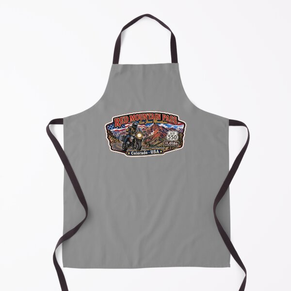 Item preview, Red Mountain Pass Colorado Motorcycle US 550 Sticker TShirt 03 designed and sold by OuterShellUK.