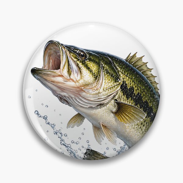 Item preview, Dynamic Largemouth Bass Splash Graphic - Angler Art   designed and sold by Jaideep Walia.
