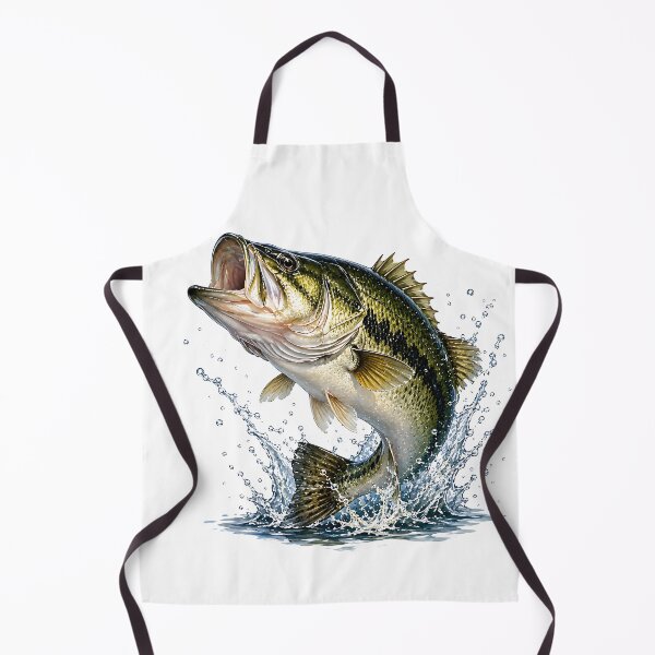 Item preview, Dynamic Largemouth Bass Splash Graphic - Angler Art designed and sold by Jaideep Walia.