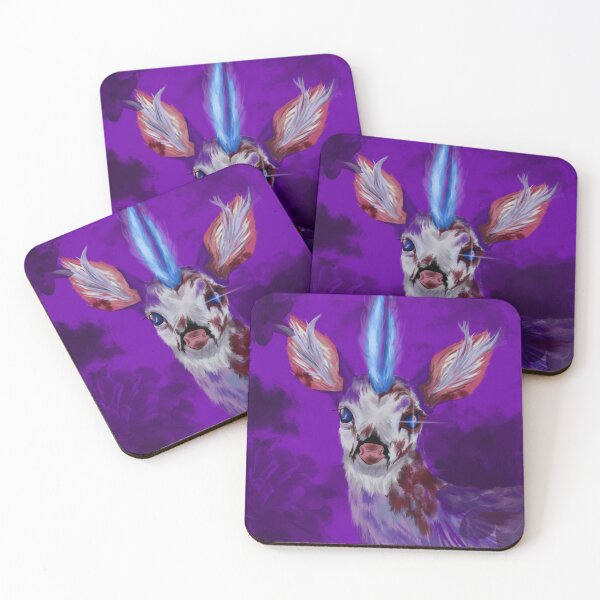 Item preview, Mystic Flamehorn blue flame, purple fantasy designed and sold by SybilleKarylin.