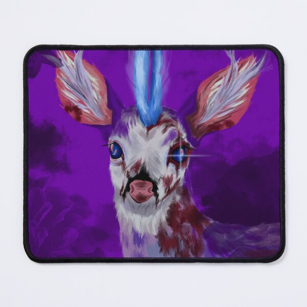 Item preview, Mystic Flamehorn blue flame, purple fantasy designed and sold by SybilleKarylin.
