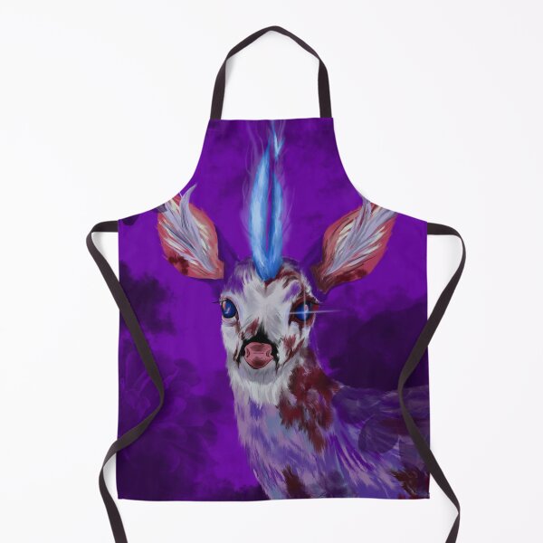 Item preview, Mystic Flamehorn blue flame, purple fantasy designed and sold by SybilleKarylin.