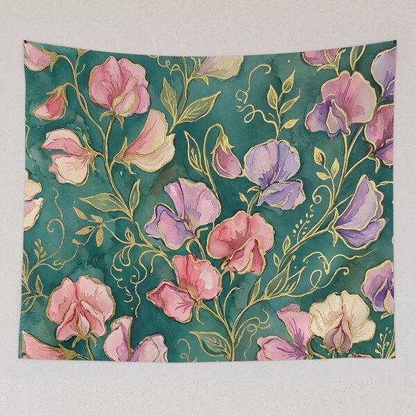 Item preview, Sweet Pea Flower  designed and sold by GraphicsClub.