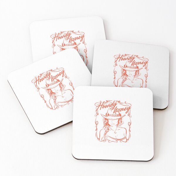 Item preview, Howdy Honey Vintage Cowgirl Graphic Art designed and sold by The secret storage room.