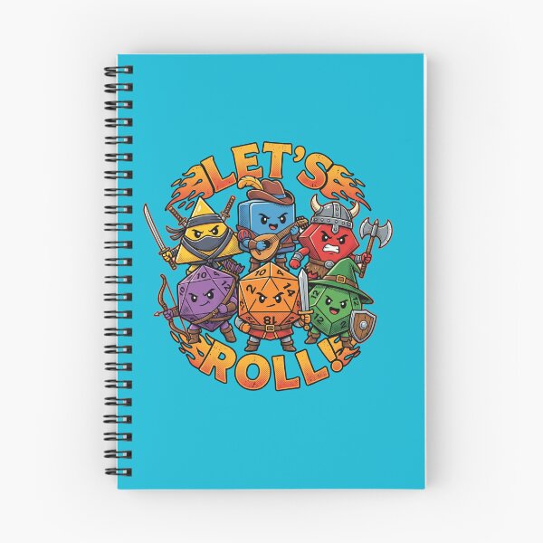 Item preview, Let's Roll Cute RPG Dice Mascots Tabletop Gaming Party designed and sold by AdyKurniawan.