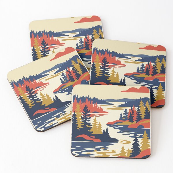 Item preview, Voyageurs National Park USA Travel Vintage designed and sold by RareDeerArt.