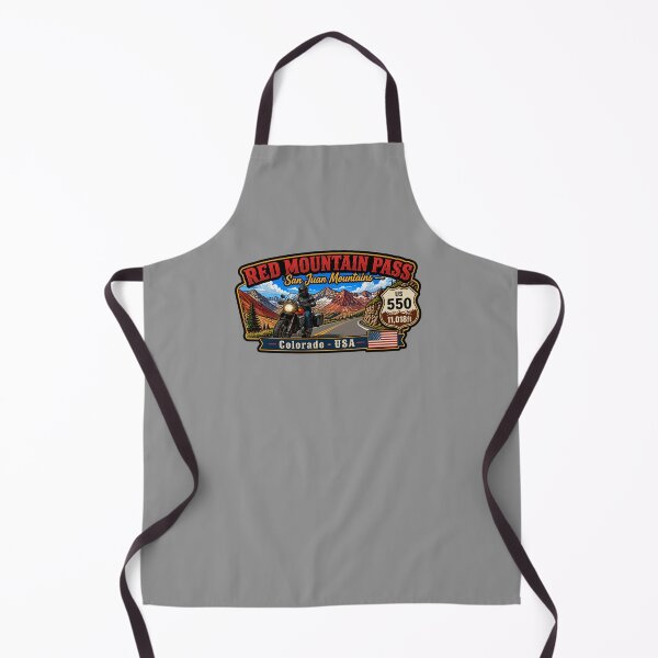 Item preview, Red Mountain Pass Colorado Motorcycle US 550 Sticker TShirt 04 designed and sold by OuterShellUK.