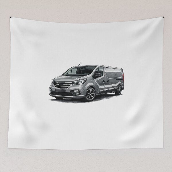 Item preview, Renault Trafic Blanco Caballo de batalla designed and sold by Vanessee.