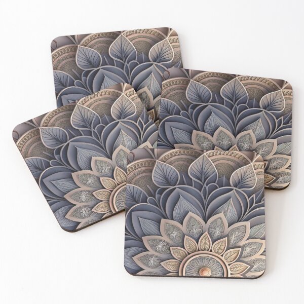 Item preview, 3D Mandala Floral Carved Lace Elegant Boho Pattern designed and sold by LYAN-STORE.