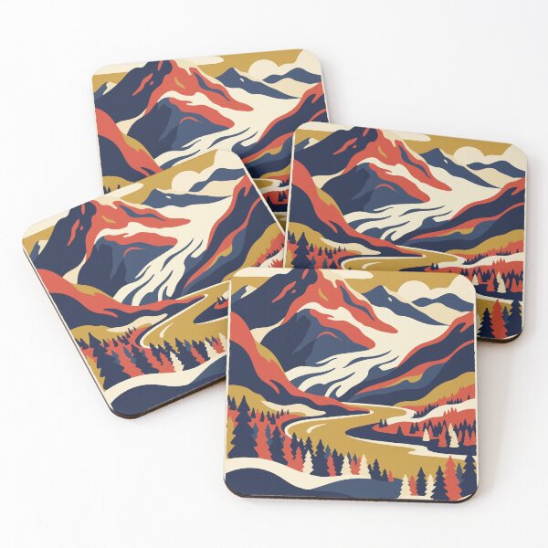 Item preview, Wrangell-St. Elias National Park USA Travel Vintage designed and sold by RareDeerArt.