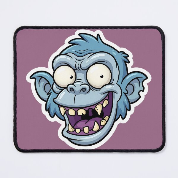 Item preview, Zombie Shark Cartoon Sticker 1 | Funny Undead Shark Face | Creepy Cute Monster Ocean Art | Horror Halloween Die Cut Sticker designed and sold by Bhaskar Digital Art.
