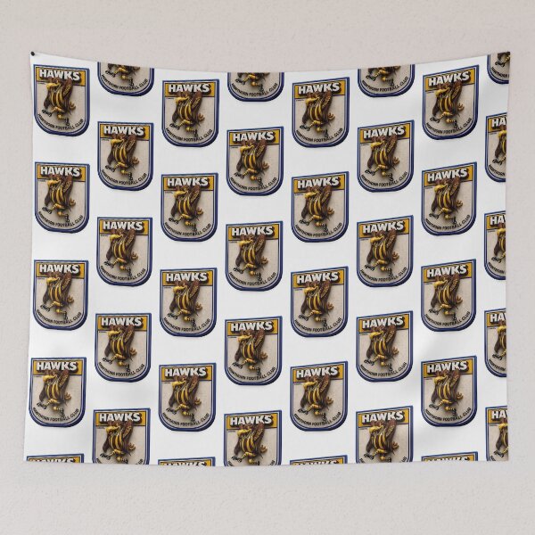 Item preview, Hawthorn Hawks AFL VFL Logo Mascot Classic Vintage designed and sold by Luke Foran Sports Art.