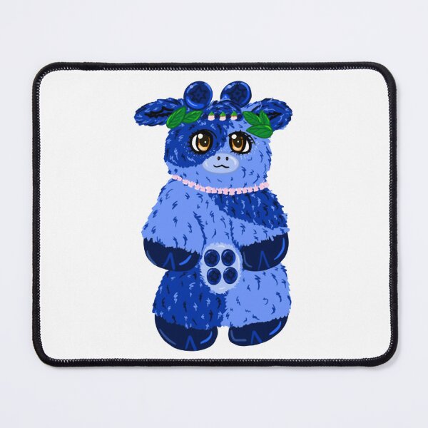 Item preview, Blueberry Cow Cute Kawaii Blue Fruit Heifer Illustration designed and sold by SaturnClub.