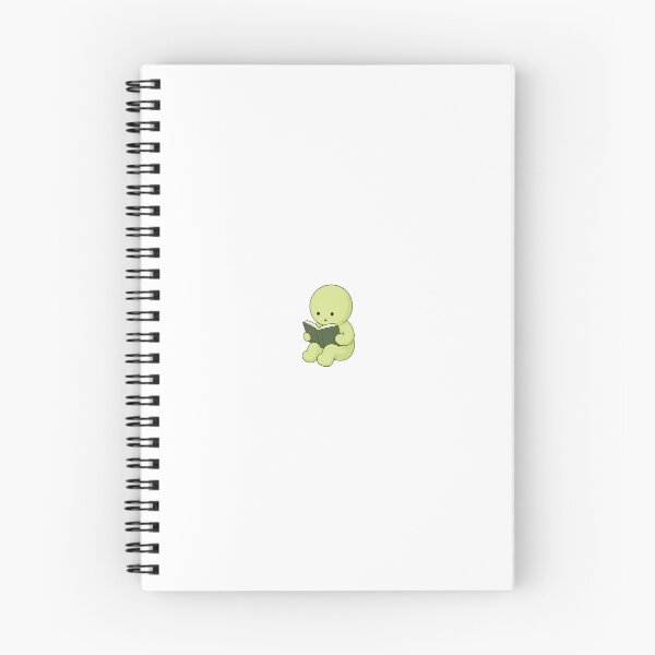 Item preview, Cute Green Book Buddy Reading | Cozy Book Lover Cartoon Sticker designed and sold by Euc lid.