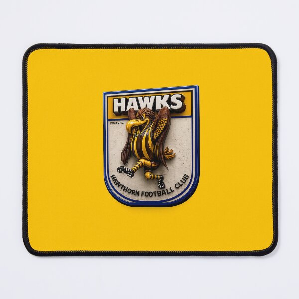 Item preview, Hawthorn Hawks AFL VFL Logo Mascot Classic Vintage designed and sold by Luke Foran Sports Art.