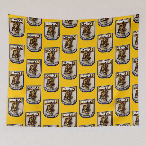 Item preview, Hawthorn Hawks AFL VFL Logo Mascot Classic Vintage designed and sold by Luke Foran Sports Art.