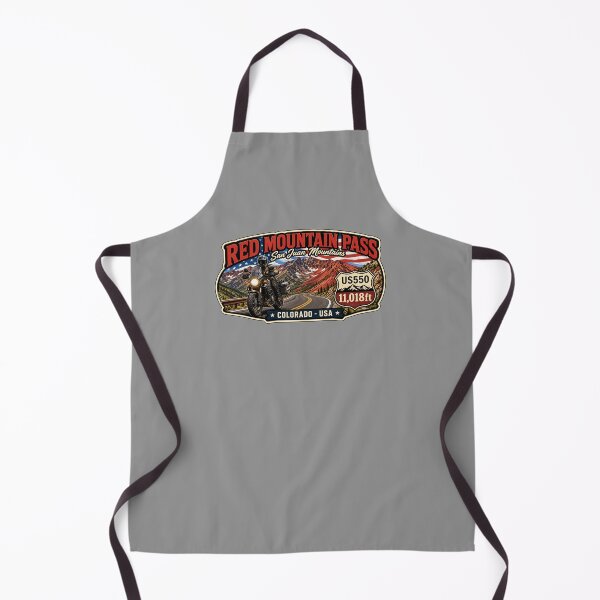 Item preview, Red Mountain Pass Colorado Motorcycle US 550 Sticker TShirt 06 designed and sold by OuterShellUK.