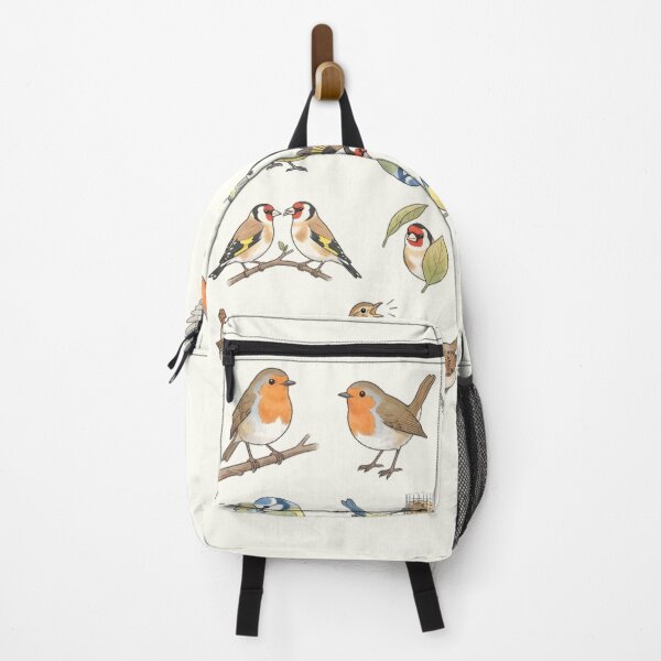 Item preview, Vintage British Garden Birds Watercolor Floral designed and sold by Rehnair.