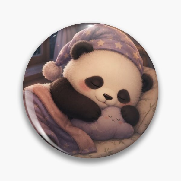 Item preview, Sweet Dreams Panda | Cozy Sleeping Panda | Cute Kawaii Bedtime Animal Illustration designed and sold by Rohinirohi029.